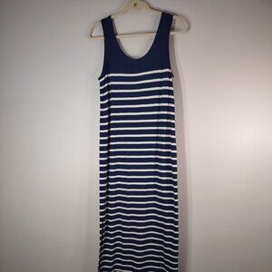 Lou & Grey Stripped Maxi Dress, Size Medium